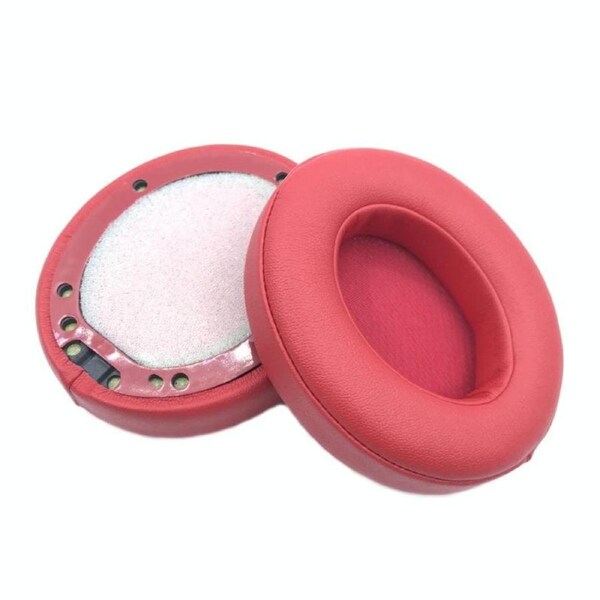 2-Pack Soft Leather Headphone Covers For Beats Studio 2 / 3 - Red