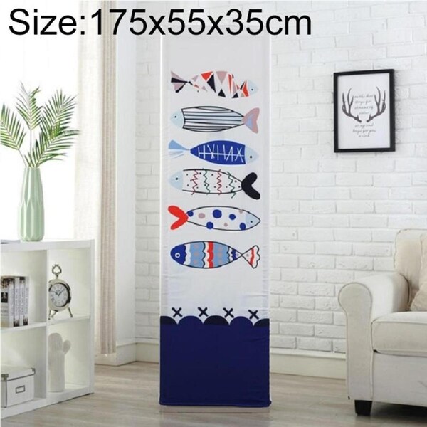 Fish Bone Fabric Dust Cover For Vertical Cabinet Ac - All-Inclusive 175X55X35Cm