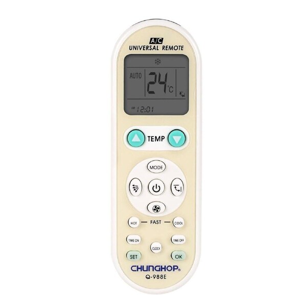 White Universal A / C Remote Control - Q-988E