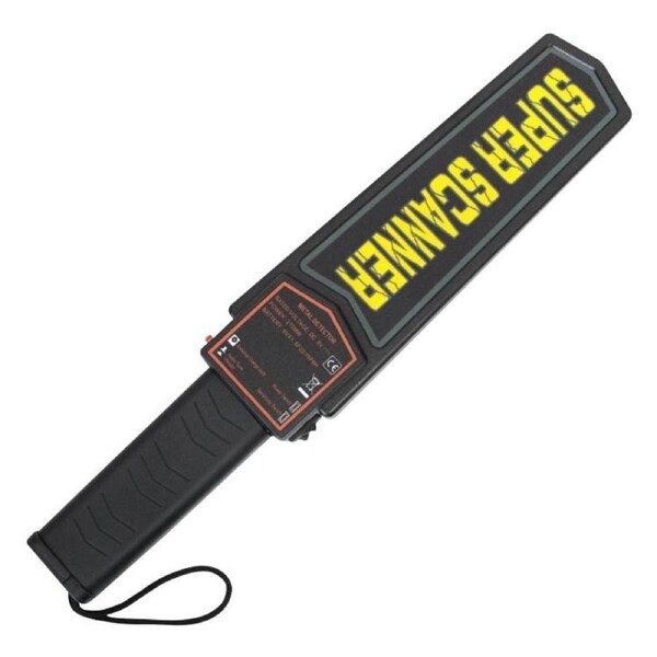 Black Super Scanner Wand Metal Detector - Md-3003B1