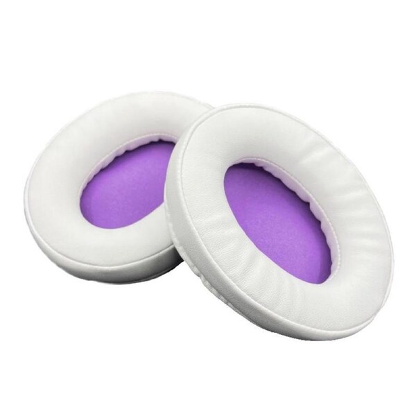 2 Foam Headphone Earmuffs For Kingston Hyperx Cloud Mix / Flight S / Alpha - White 2 Pcs