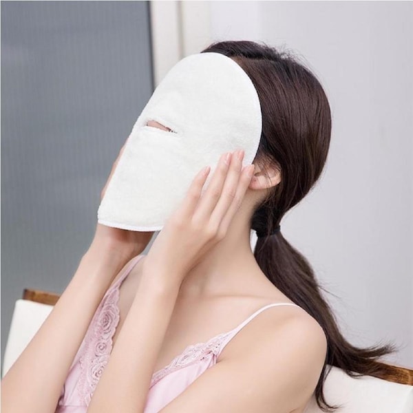Facial Towel Face Mask - Hot / Cold Compress - Strapless