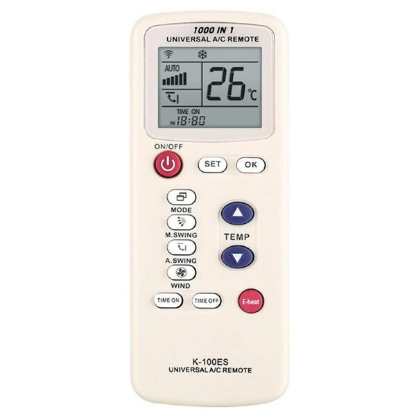 Universal Air Conditioner Remote - K-100Es
