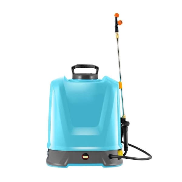 16L Electric Backpack Sprayer Disinfection Garden Watering Weed Remover 12V Rechargeable Battery Powered Herbicide Car Wash Knapsack Motor Auto Mixing