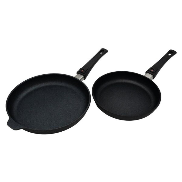 Swiss Diamond Induction 2 Piece Frypan Set with Detachable Handles