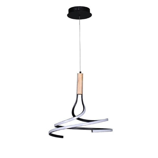 Vechio Modern CCT LED Hanging Pendant Light Lamp Metal/Wood