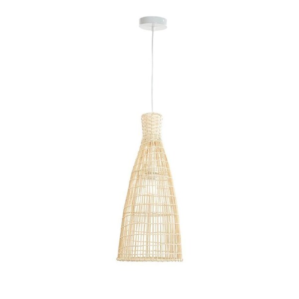 Liles Rattan Hanging Pendant Light Lamp Small Natural