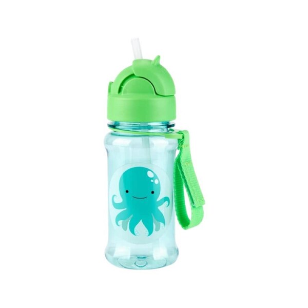 Skip Hop Zoo Tritan Renew Straw Bottle - Octopus
