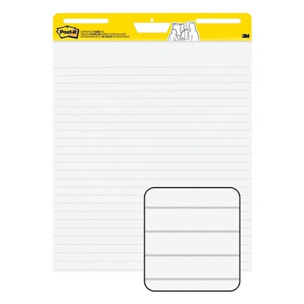 Post It Super Sticky Easel Pad Lined 561Wls