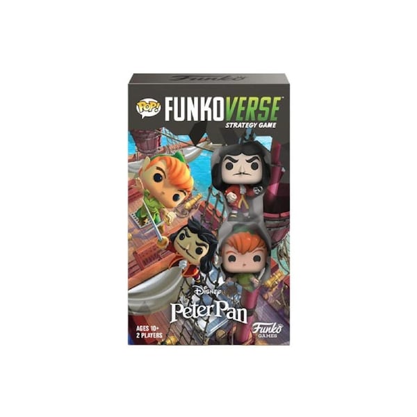 Funkoverse Peter Pan 100 Strategy Board Game Toy 10y+