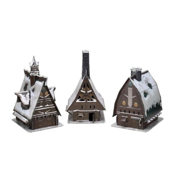 Kids Dungeons & Dragons Icons Of The Realms Ten Towns Papercraft Terrain Set