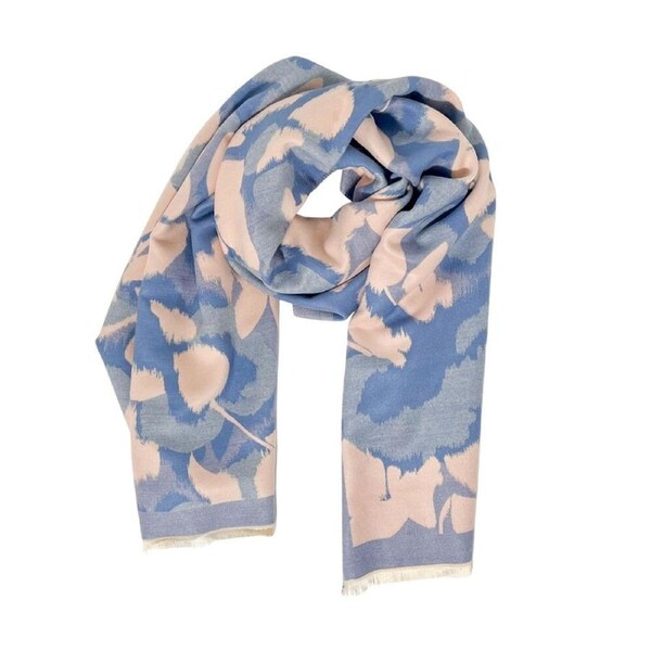 Urban Elsie Scarf Stylish Womens/Ladies Fashion Soft Neck Wrap Blue Blush