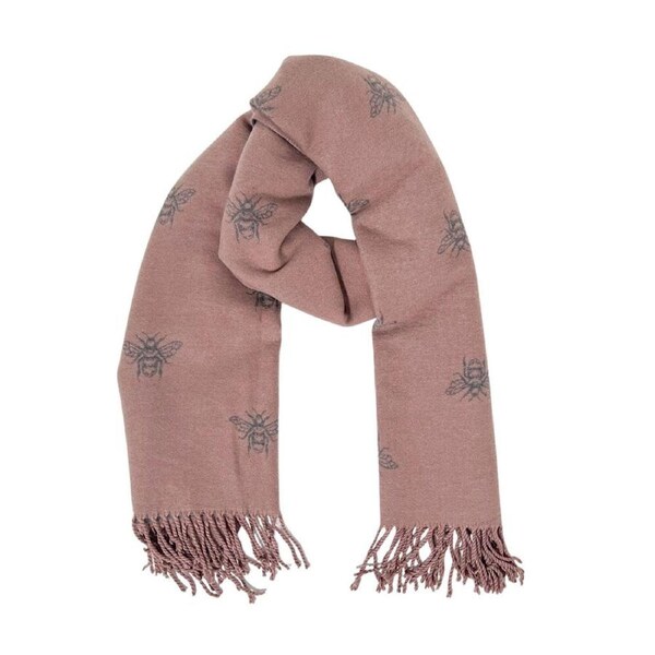 Urban Bella Bee Scarf Stylish Womens/Ladies Fashion Soft Neck Wrap/Cover Pink