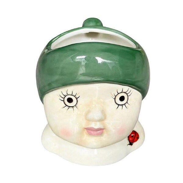 Urban May Gibbs Gumnut Baby Home Garden Decor Plant Pot Green Planter 16cm