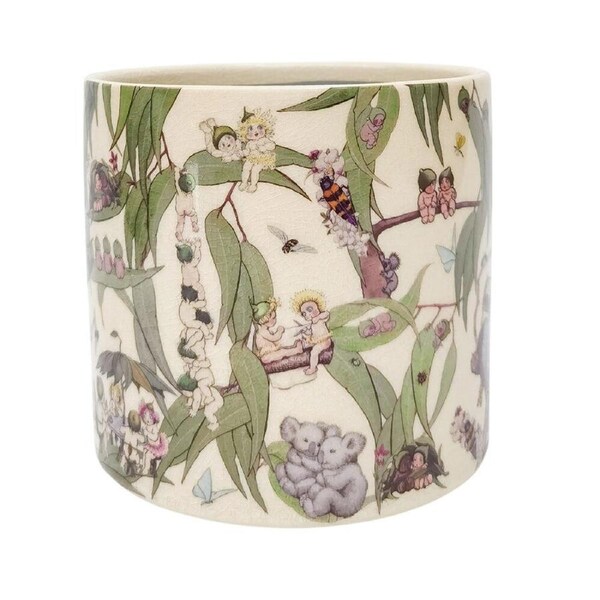 Urban May Gibbs Gumnut Babies Home Garden Decor Plant Pot Green Planter 14cm