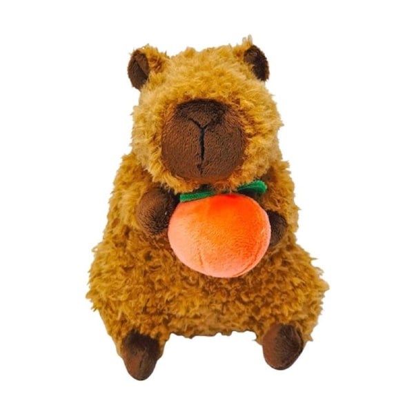 Urban Brand Curly Capybara Baby/Toddler Soft Animal Cuddle Toy 18cm Brown