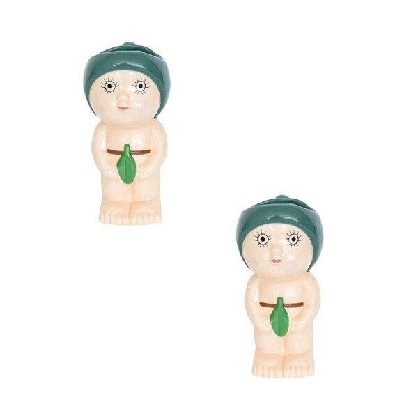 2PK Urban May Gibbs Gumnut Baby Home/Office Vase Shelf Indoor Decor 18cm Green