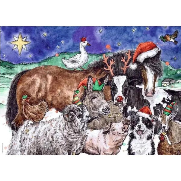 Ravensburger - Christmas Farm Puzzle 1000pc