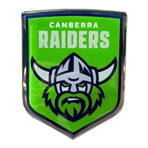 NRL Logo Emblem - Canberra Raiders - Supporter Car Badge