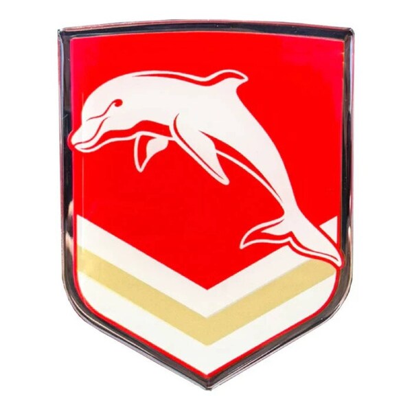 NRL Logo Emblem - Dolphins - Supporter Car Badge