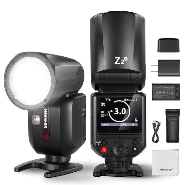 NEEWER Z2-S TTL Round Head Flash Speedlite with Lithium Battery - Sony