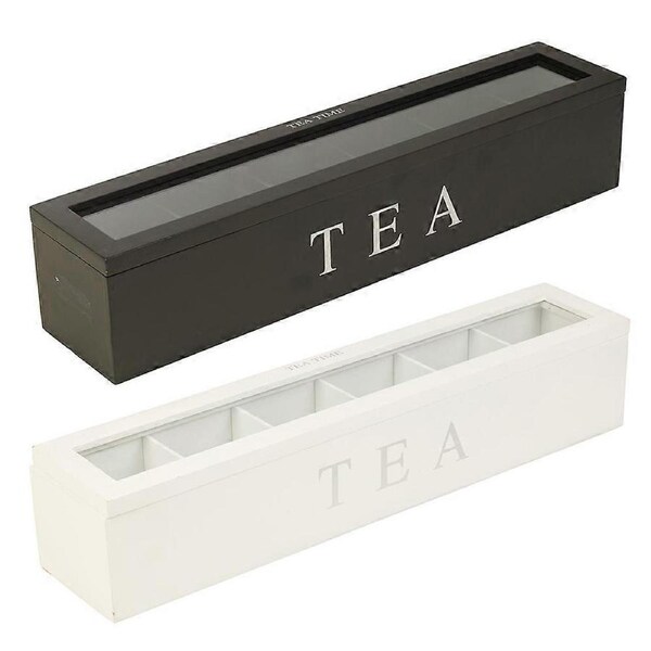 Wooden Tea Storage Box Coffee Tea Bag Storage Box Sugar Packet Storage Box Home Storage Container