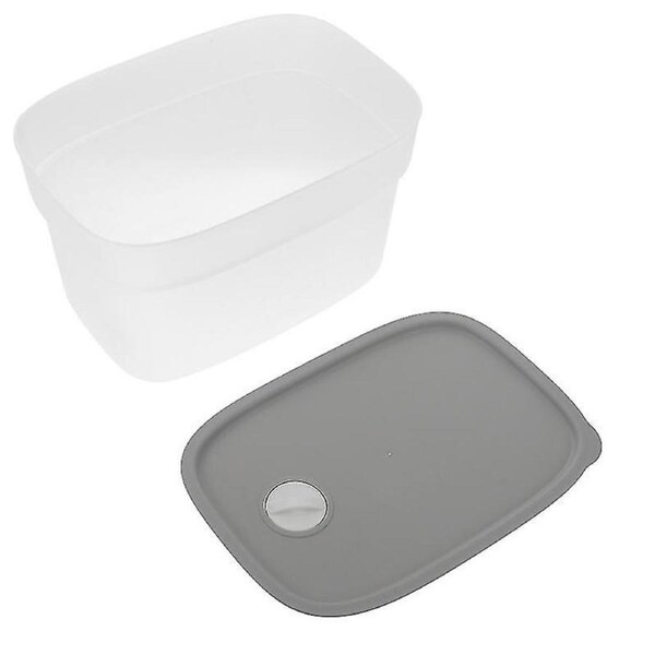 26X18cm Grey Refrigerator Accessories 1pc Fridge Storage Container Home Storage Box Fridge Fruit Sto