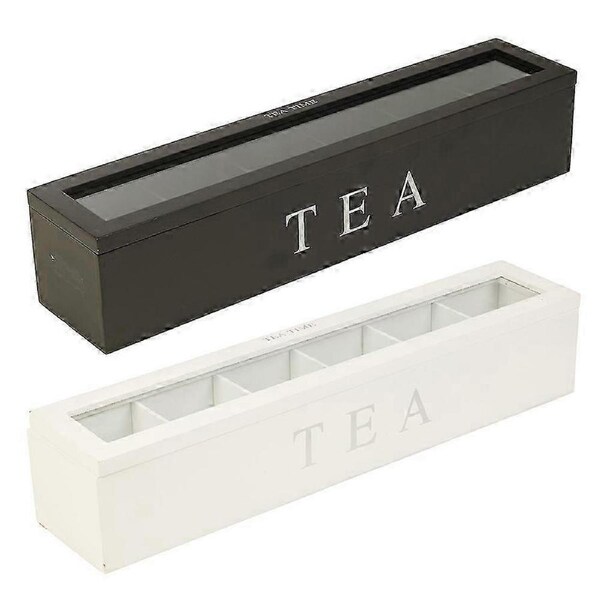 Wooden Tea Storage Box Coffee Tea Bag Storage Box Sugar Packet Storage Box Home Storage Container