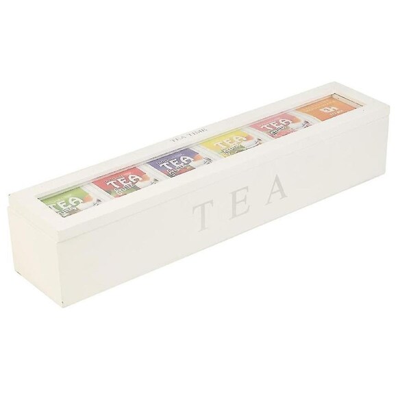 Wooden Tea Storage Box Coffee Tea Bag Storage Box Sugar Packet Storage Box Home Storage Container