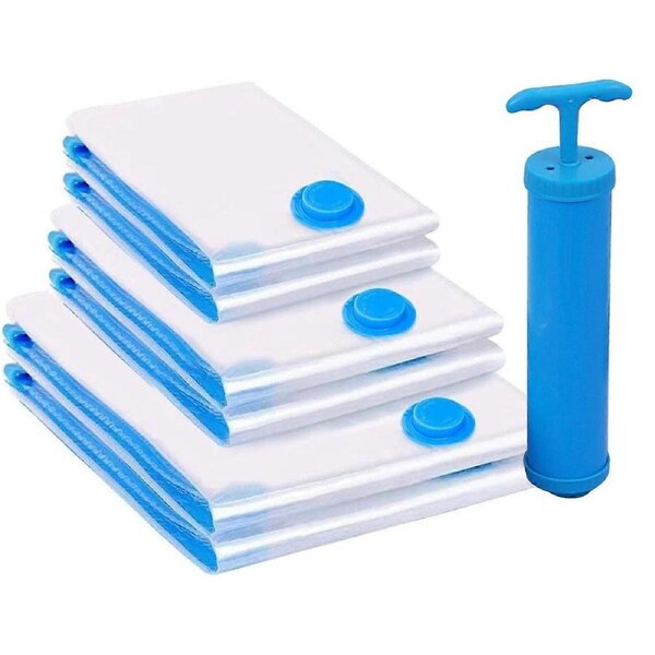 Travel & Home Storage Solution, Vacuum Storage Bags with Reusable & Thick Durable Design