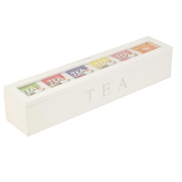 Wooden Tea Storage Box Coffee Tea Bag Storage Box Sugar Packet Storage Box Home Storage Container