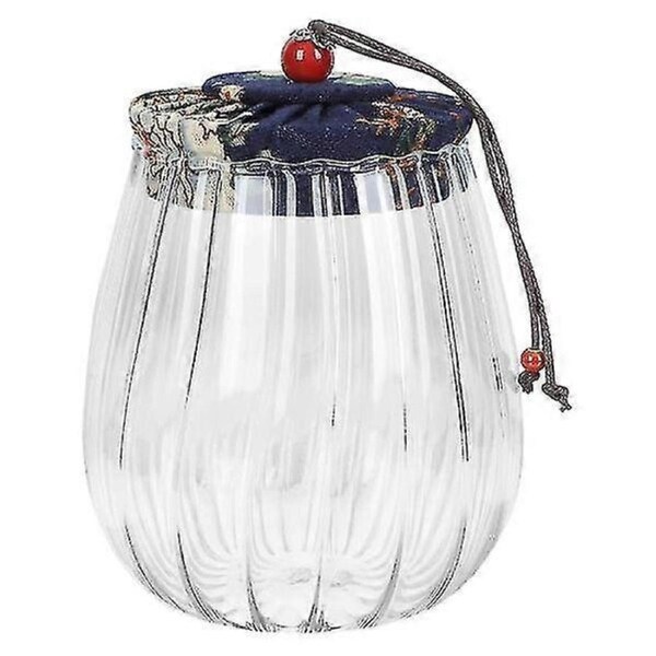 1pc Verre scell Jar Candy Storage Jar Grain Tea Canister Home Storage Canister