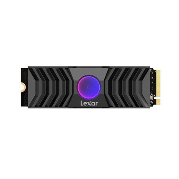 Lexar LNM1090001T-RNANG Internal SSD 1TB PCIe G5x4 M.2 2280 up to 11500MB/s read, 9000MB/s write, with RGB FAN Heatsink
