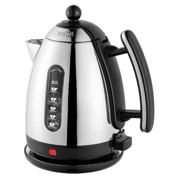 Dualit 1.5L Jug Kettle Rapid Boil BPA-Free Cordless Water Boiler Black Kitchen A