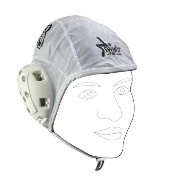 Swimfit Water Polo Caps - Set Of 13 - White (2-13) Red (1)