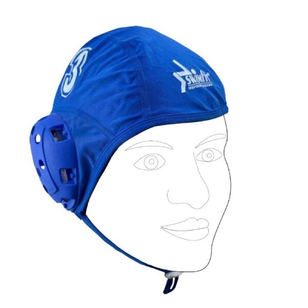 Swimfit Water Polo Caps - Set Of 13 - Blue (2-13) Red (1)