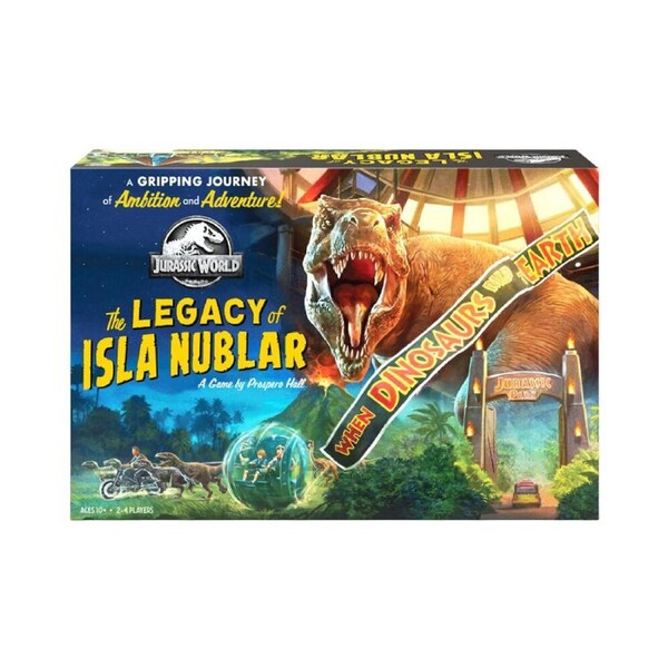 Jurassic World The Legacy Of Isla Nublar Board Game Kids/Family 10y+