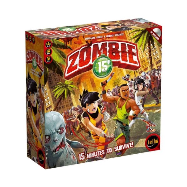 Iello Zombie 15 Tabletop Board Game Teens/Family Survival Play Night 14y+