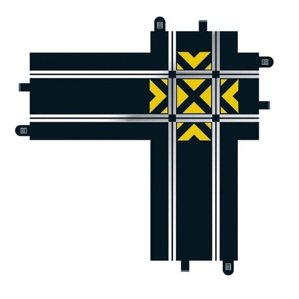 Scalextric C8210 Straight Crossover 90 Degree