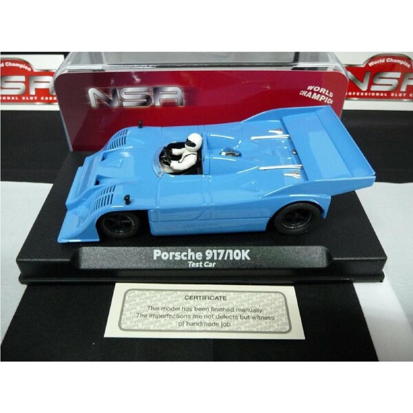 NSR 1:32 0178SW Porsche 917/10K Blue Test Car slot car also suits scalextr/carrera