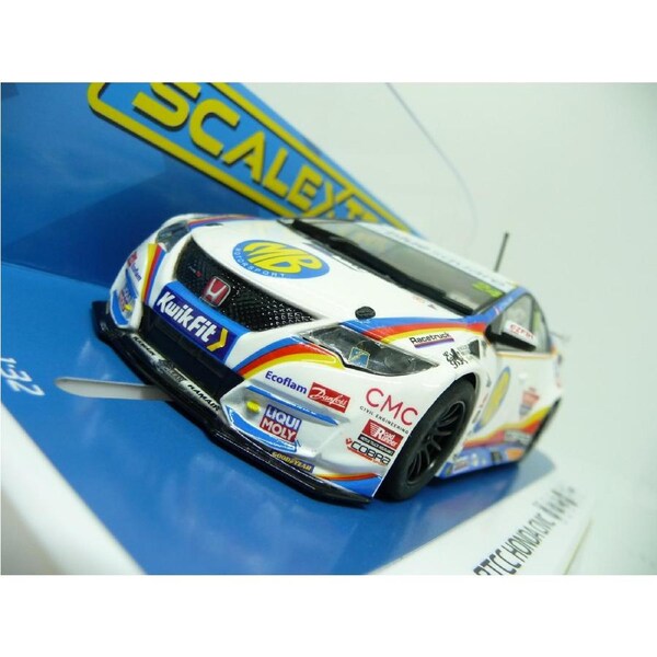 Scalextric C4210 1:32 BTCC Honda Civic Type R NGTC No24 Jake Hill Slot car
