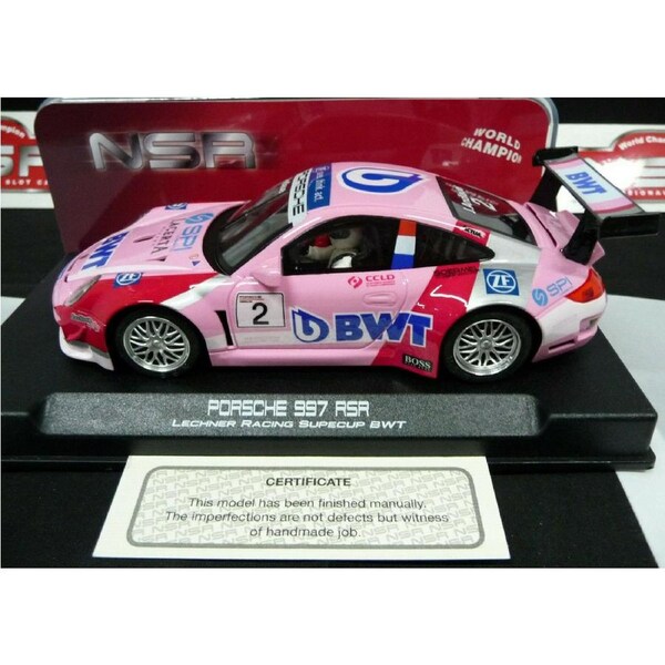 NSR 1:32 0188AW Porsche 997 Super Cup BWT J.Andlauder No.2 scalextric/carrera