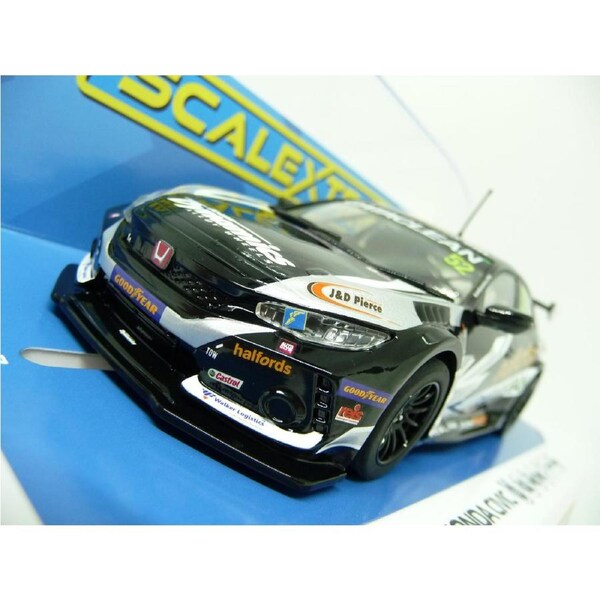 Scalextric C4297 Honda Civic Type R BTCC 2021 Golden Shedden slot car also suits Carrera