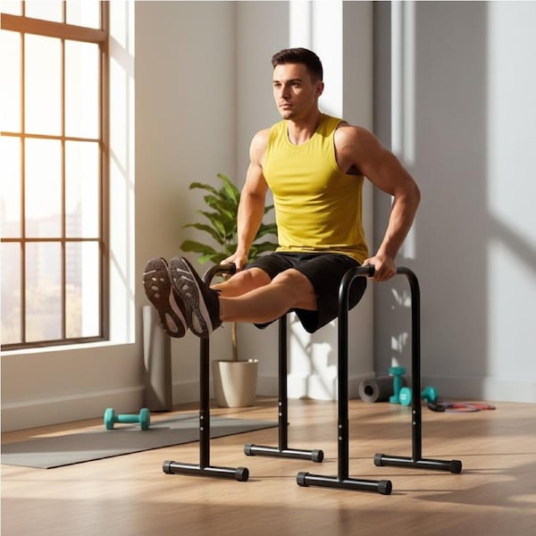 Centra Dip Bar Adjustable Stand Station 89x68x38cm