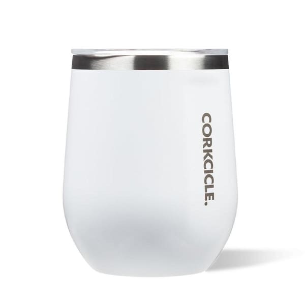 Corkcicle Stemless - 355ml Gloss White
