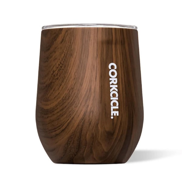 Corkcicle Stemless - 355ml Walnut Wood