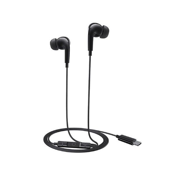 Baseus Encok CZ11 Wired Earphones USB Type-C Earbud Wired w/ Mic Control - Black