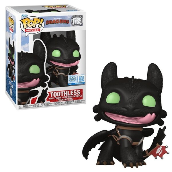 Dreamworks Dragons Toothless with Tongue Out Funko POP! Vinyl