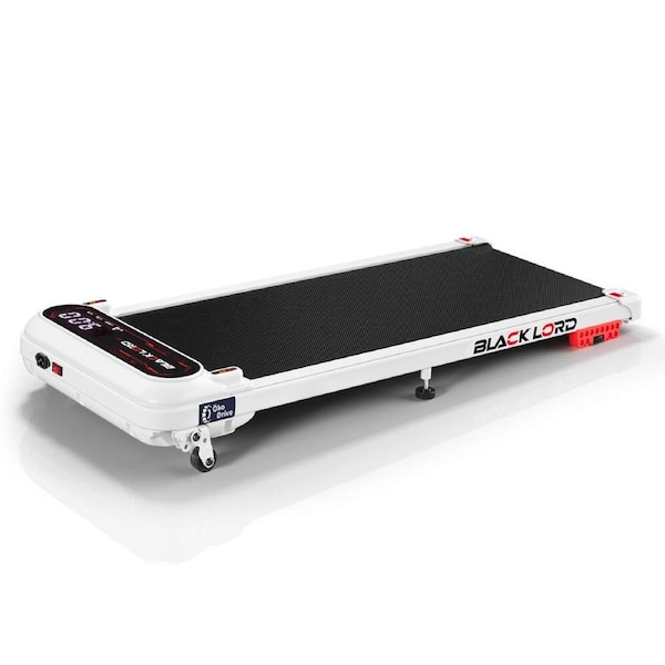 39cm Belt BLACK LORD Treadmill Walking Pad Incline Shock Absorbers White