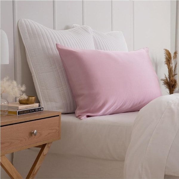 Royal Comfort Pure Silk Pillow Case 100% Mulberry Silk Hypoallergenic Pillowcase Lilac Standard